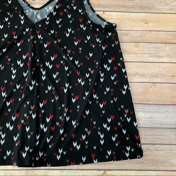 Torrid black and red geometric print tank top - Picture 10 of 10